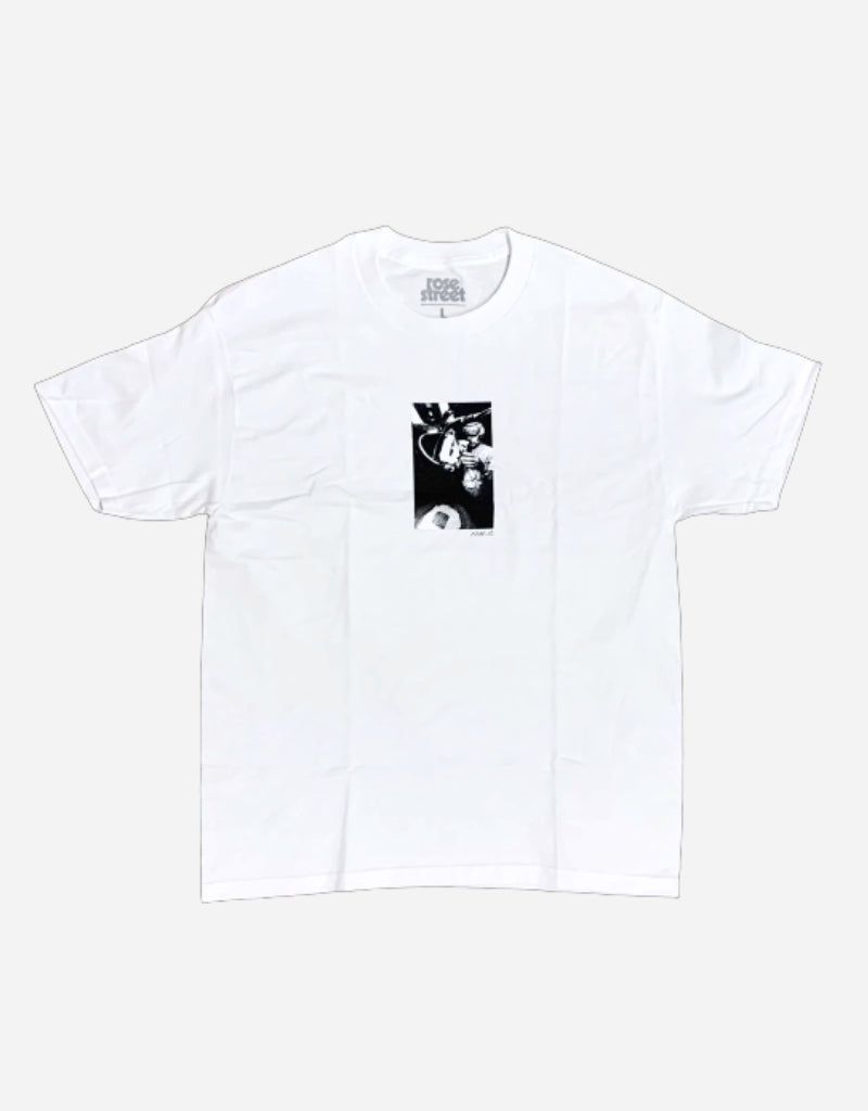 Rose Street Brain Drain Tee White