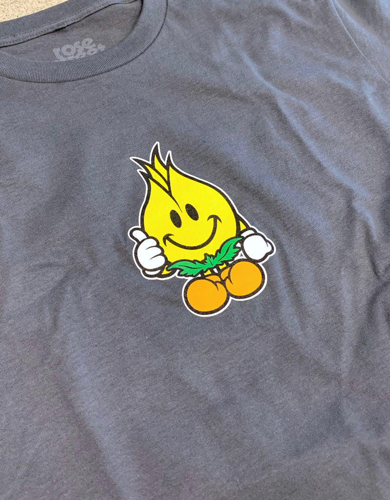 Rose Street Brisk One Rose Boy Tee Charcoal