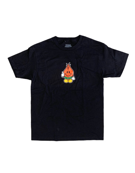 Rose Street Brisk One Rose Boy Tee Black