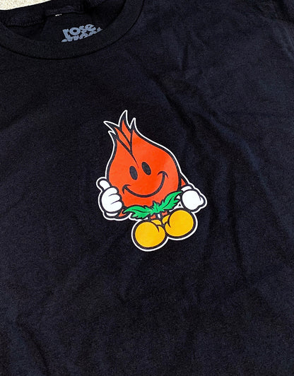 Rose Street Brisk One Rose Boy Tee Black