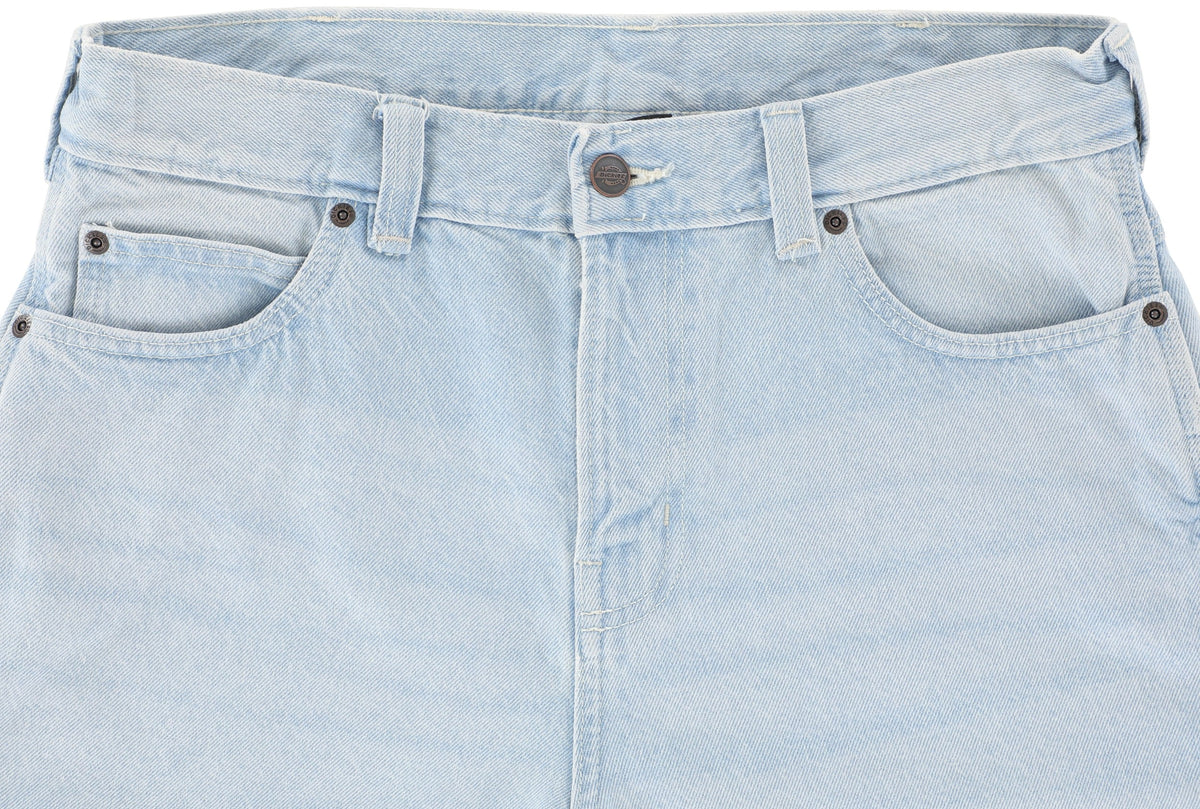 Dickies 958 Work Jeans Short 13" Loose Fit: Fog Blue