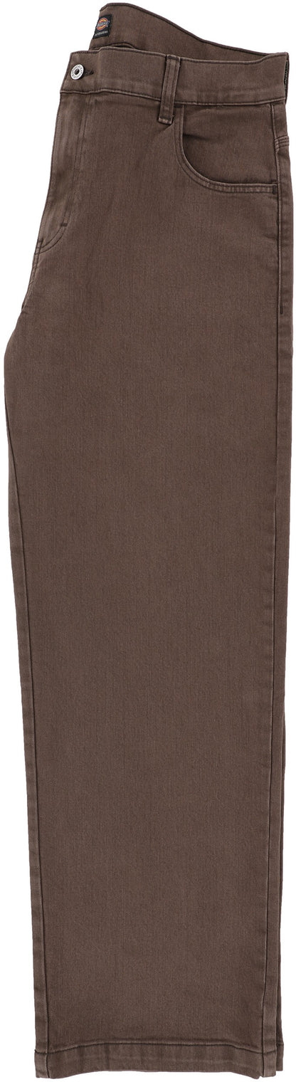 Dickies Pant J84 Skateboarding Wingville Denim: Brown Tint Wash