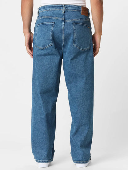 Volcom Chillow Denim Jeans: Deep River Blues