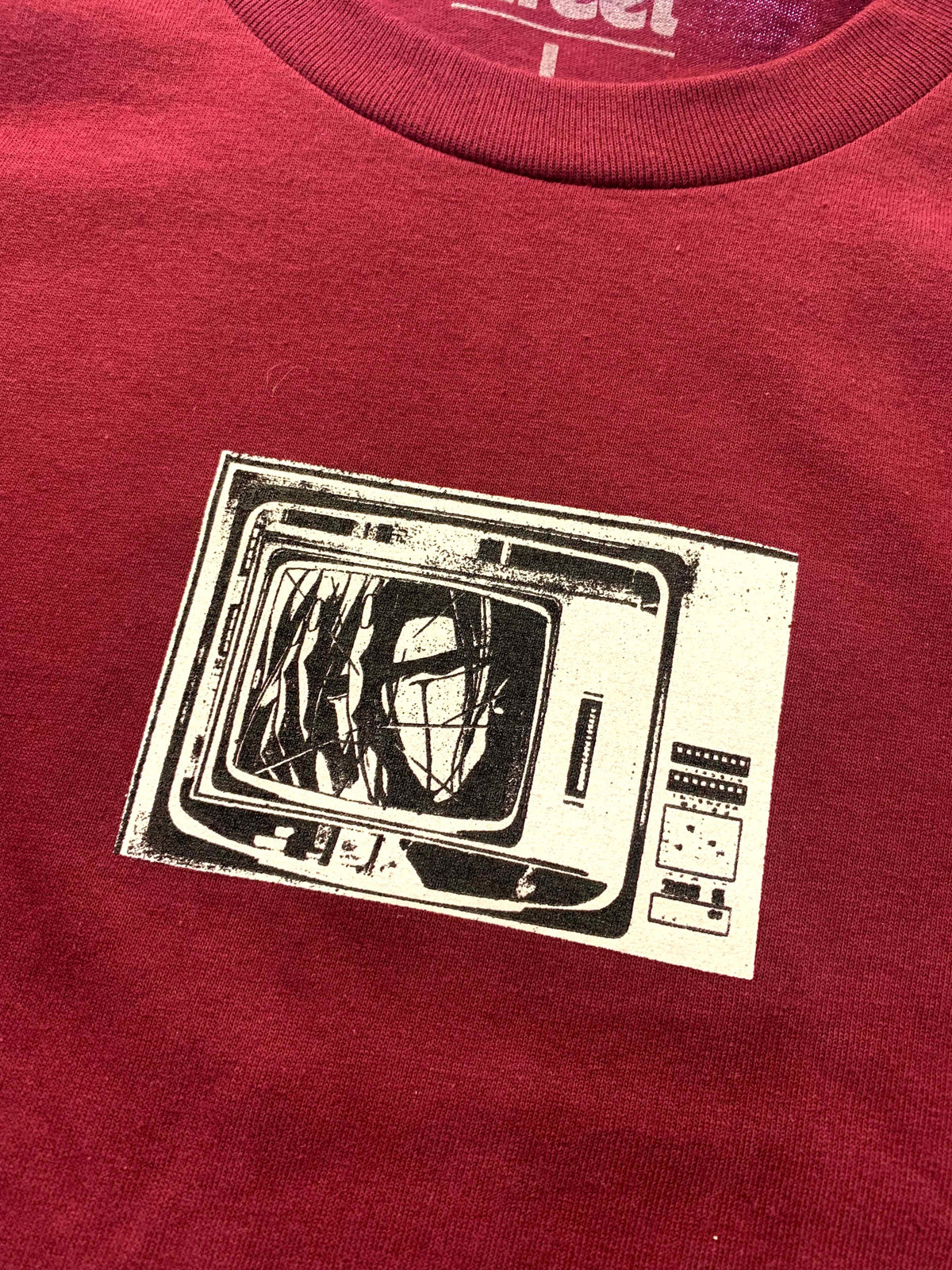 Rose Street Network Tee Burgundy
