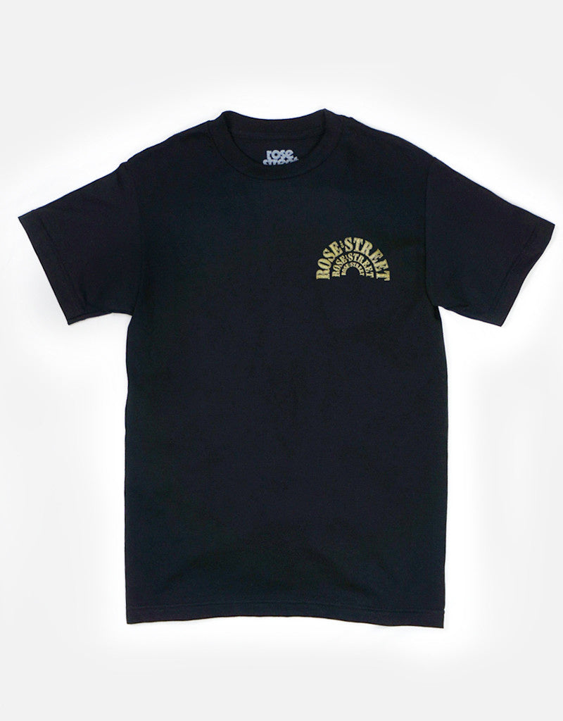 Rose Street Hands Tee Black/Gold