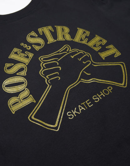 Rose Street Hands Tee Black/Gold